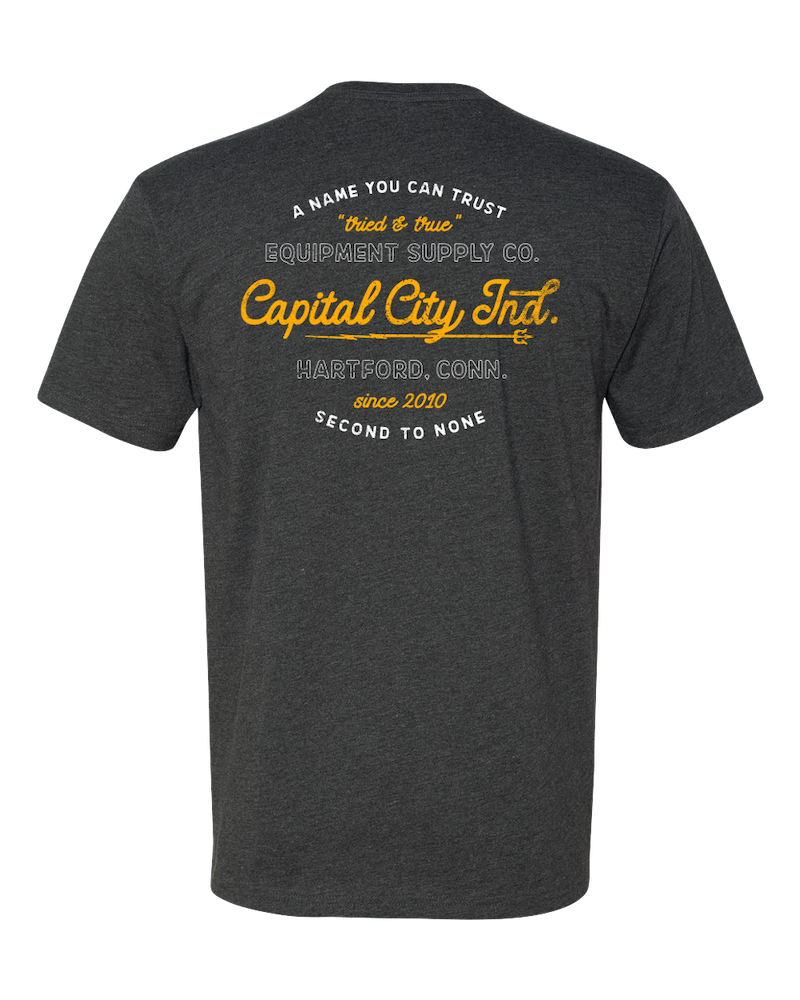 Wordmark T Shirt Charcoal CAPITAL CITY wordmark-t-shirt-charcoal-capital-city